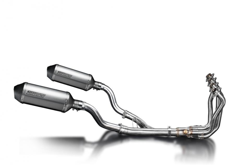 KAWASAKI Z1000 Z1000SX 2010-2020 Echappement Complet 4-2 Pot 260 X-Ovale Titane