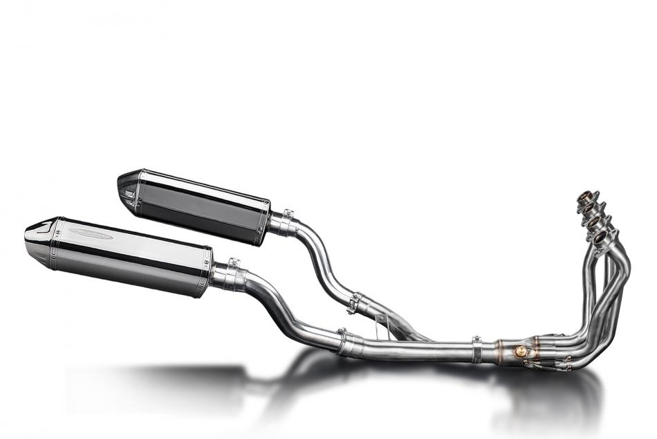 KAWASAKI Z1000 Z1000SX 2010-2020 Echappement Complet 4-2 Pot 320 Tri-Ovale Inox