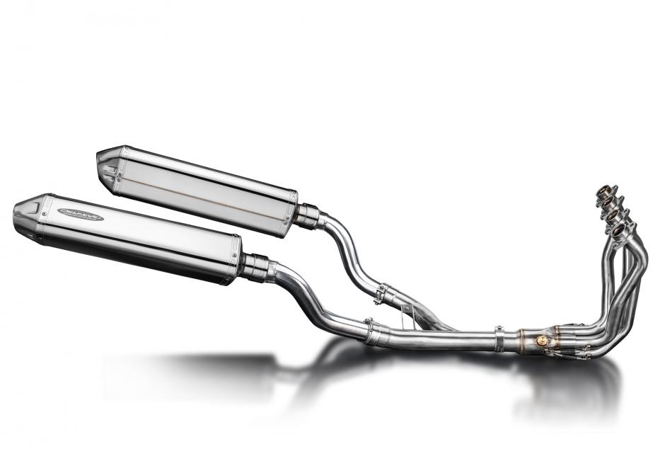 Kawasaki Z1000SX 2010-19 Echappement Complet 4-2 Silencieux 420mm Tri-Ovale Inox