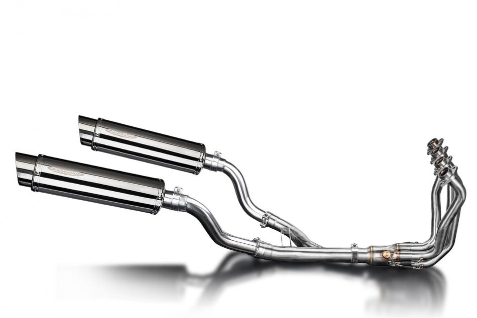 KAWASAKI Z1000 Z1000SX 2010-2020 Echappement Complet 4-2 Pot 350mm Rond Inox