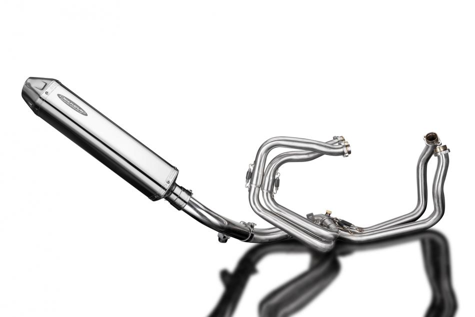 Honda VFR800F 14-19 VFR800X 15-19 Echappement 4-1 Silencieux 420mm TriOvale Inox