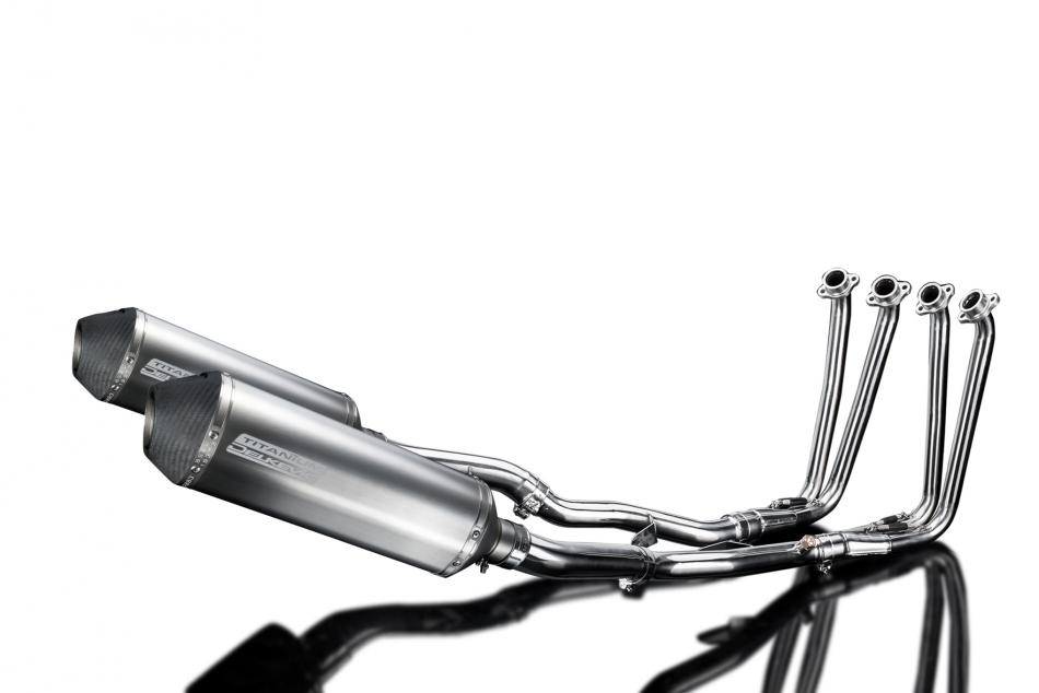 YAMAHA FJR1300 2006-2024 Echappement Complet 4-2 DECAT Pot 343mm X-Ovale Titane