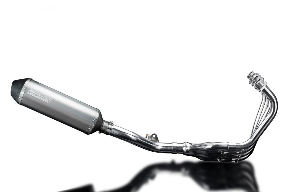 HONDA CB600F HORNET 2007-2013 Echappement 4-1 Complet Pot 343mm X-Ovale Titane