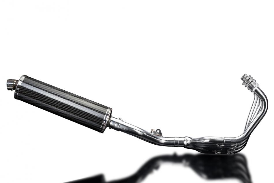 HONDA CB600F HORNET 2007-13 Echappement Complet 4-1 Silencieux 450 Ovale Carbone