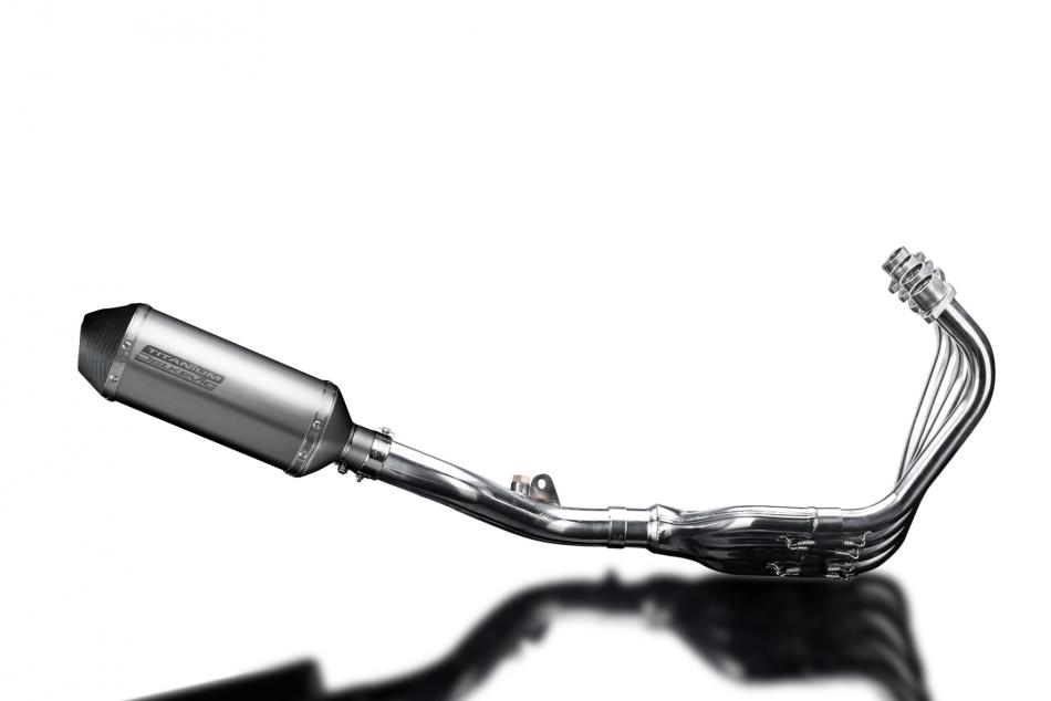 HONDA CB600F HORNET 2007-2013 Echappement Complet 4-1 Pot 260mm X-Ovale Titane