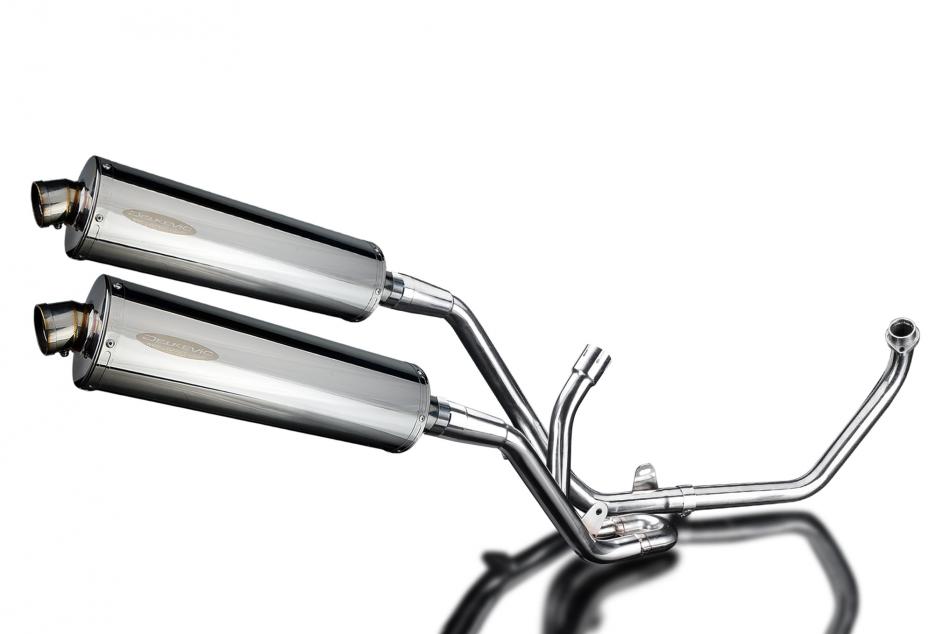 SUZUKI SV650 1998-2002 Echappement 2-2 Complet 450mm Ovale Inox