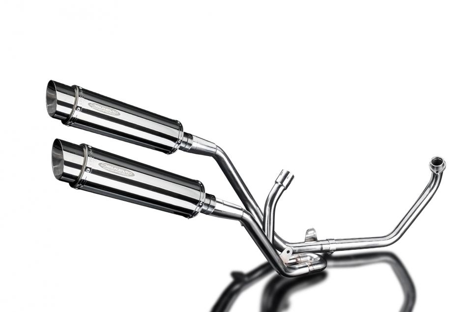 SUZUKI SV650 1998-2002 Echappement Complet 2-2 Silencieux 350mm Rond Inox