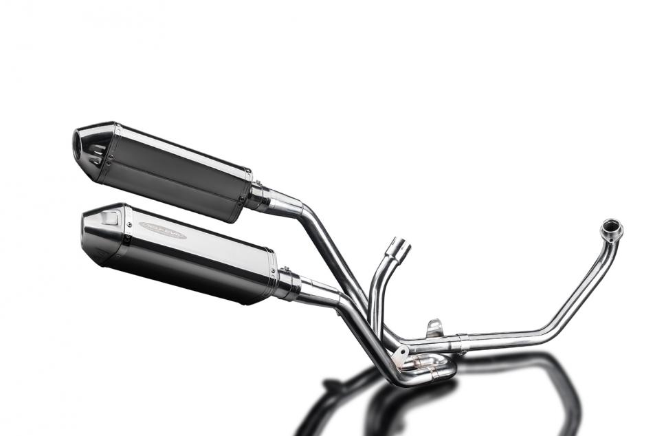 SUZUKI SV650 1998-2002 Echappement Complet 2-2 Silencieux 320mm Tri-Ovale Inox