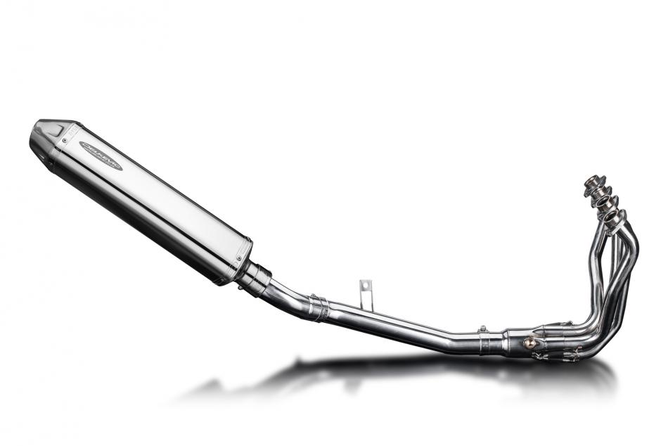 Kawasaki Z900 2017-2019 Echappement Complet 4-1 Silencieux 420mm Tri-Ovale Inox
