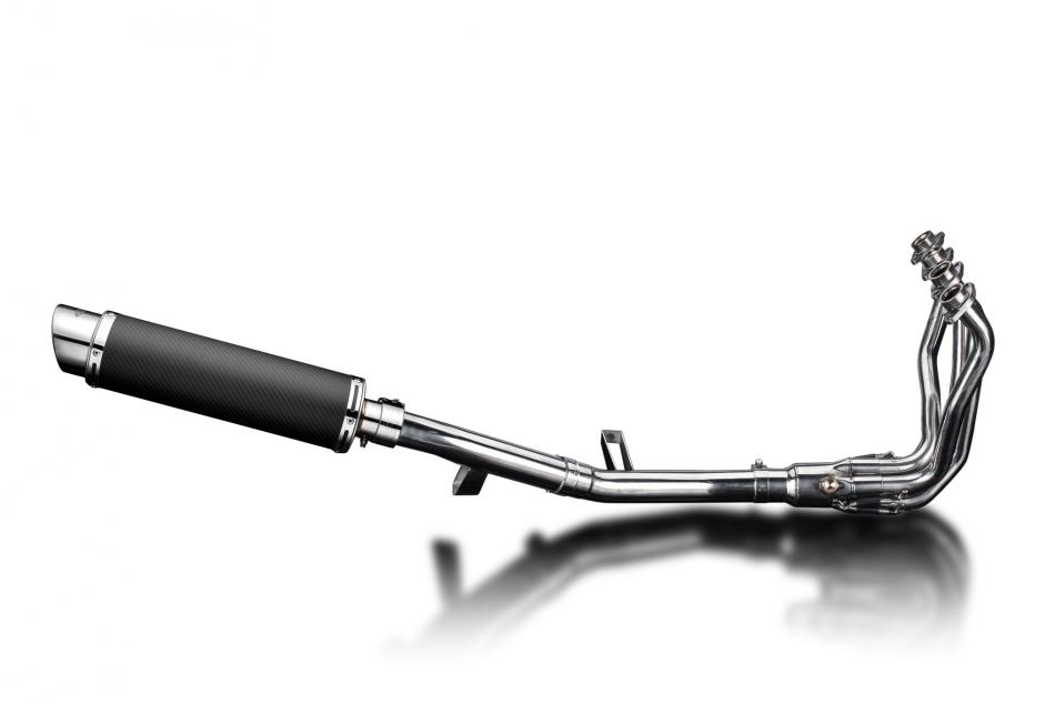 KAWASAKI KLZ1000 VERSYS 2015-2018 Echappement Complet 4-1 Pot 350mm Rond Carbone