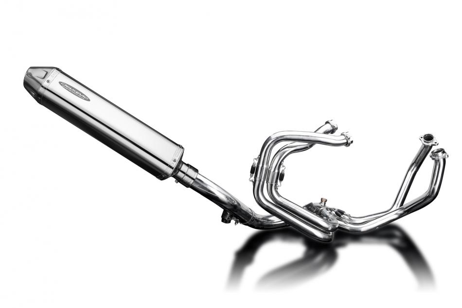 Honda VFR800X Crossrunner 11-14 Echappement 4-1 Silencieux 420mm Tri-Ovale Inox