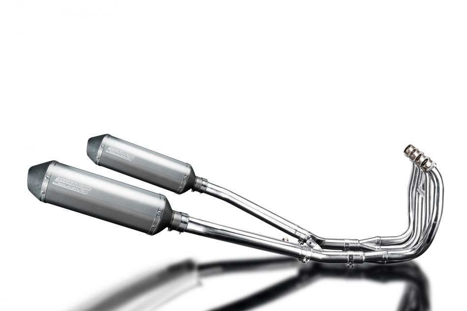 SUZUKI GSX1300R HAYABUSA 1999-07 Echappement Complet 4-2 DECAT 343 X-Oval Titane