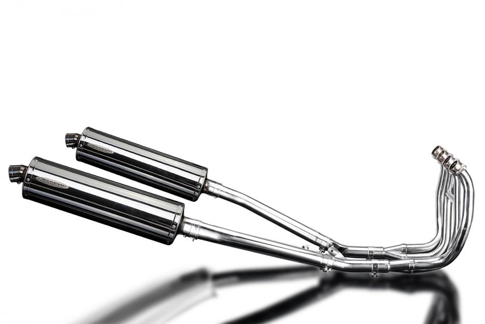 SUZUKI GSX1300R HAYABUSA 1999-2007 Echappement Complet 4-2 DECAT 450 Ovale Inox