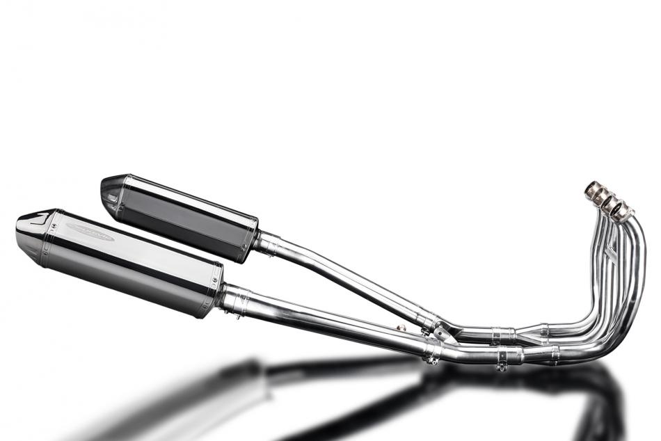 SUZUKI GSX1300R HAYABUSA 1999-07 Echappement Complet 4-2 DECAT 320mm Tri-Ovale Inox