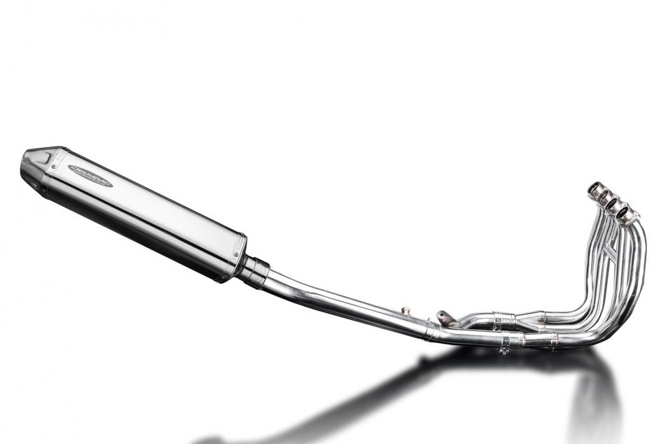 Suzuki GSX1300R Hayabusa 1999-07 Echappement 4-1 Silencieux 420mm Tri-Ovale Inox