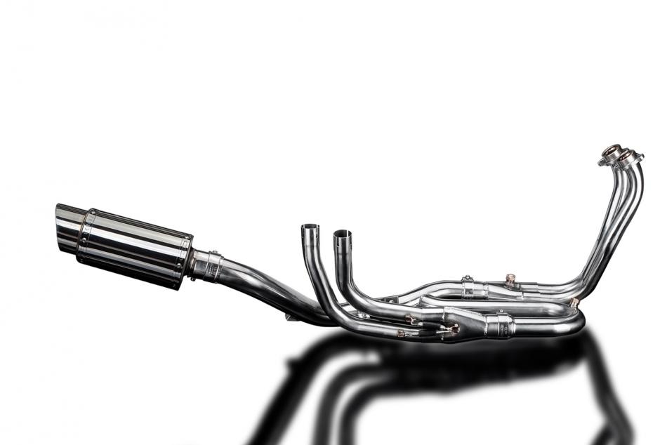 HONDA VFR1200X 2012-2019 Echappement Complet 4-1 DECAT Pot 200mm Rond Inox PISTE