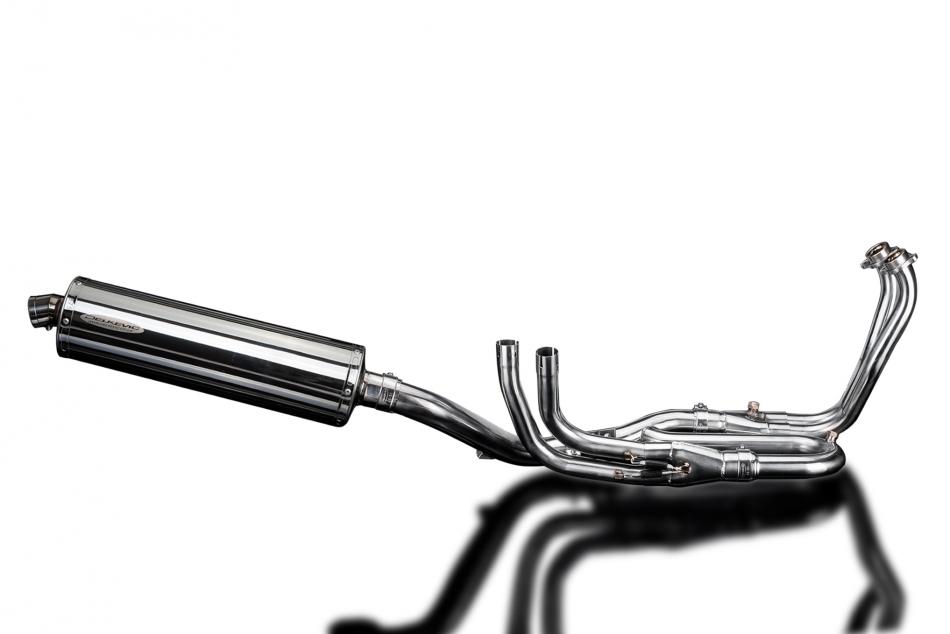 HONDA VFR1200X 2012-2019 Echappement Complet 4-1 DECAT Pot 450mm Ovale Inox