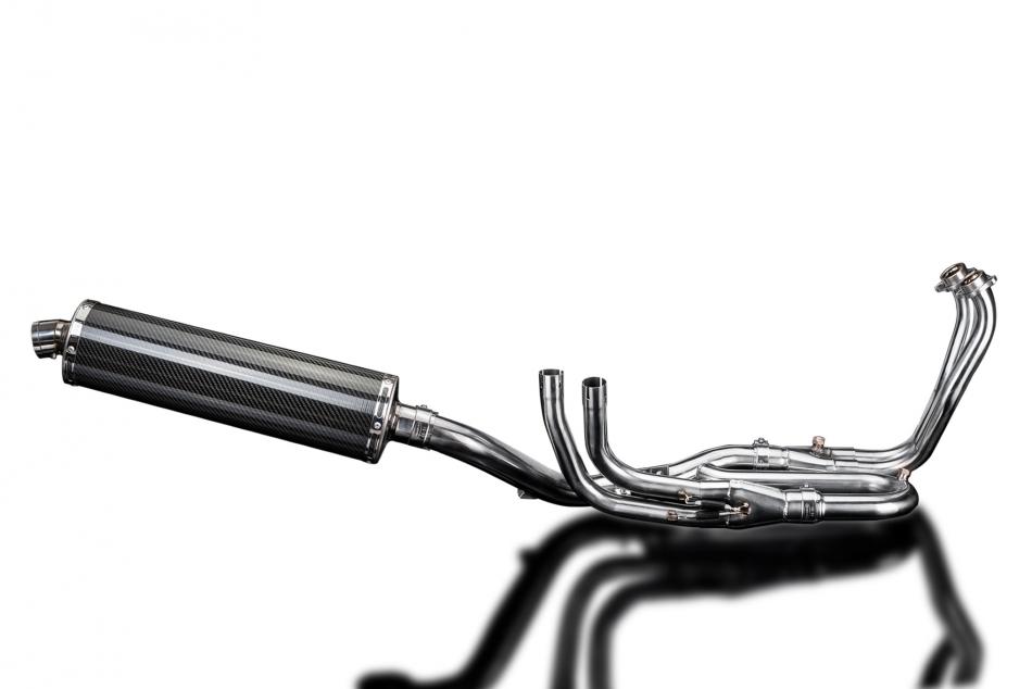 HONDA VFR1200X 2012-2019 Echappement Complet 4-1 DECAT Pot 450mm Ovale Carbone