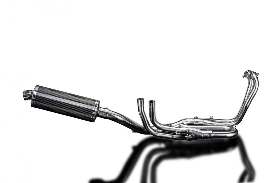 HONDA VFR1200X 2012-2019 Echappement Complet 4-1 DECAT Pot 350mm Ovale Carbone