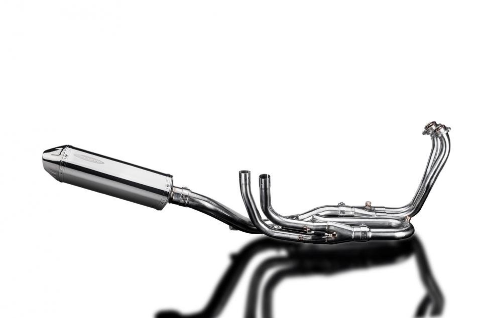 HONDA VFR1200X 2012-2019 Echappement Complet 4-1 DECAT Pot 320mm Tri-Ovale Inox