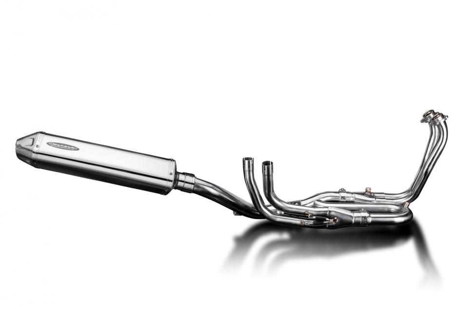 Honda VFR1200X 2012-2019 Echappement Complet 4-1 Silencieux 420mm Tri-Ovale Inox