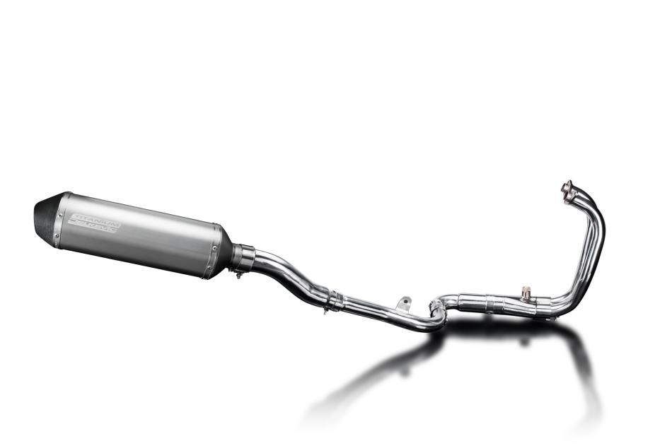 Kawasaki Ninja 300 2013-2019 Echappement 2-1 Silencieux 343mm X-Ovale Titane