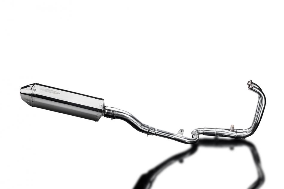 KAWASAKI NINJA 300 2013-2019 Echappement Complet 2-1 Pot 320mm Tri-Ovale Inox