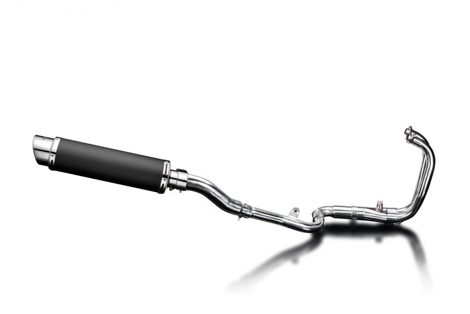 KAWASAKI NINJA 300 2013-2019 Echappement Complet DECAT 2-1 Pot350mm Rond Carbone