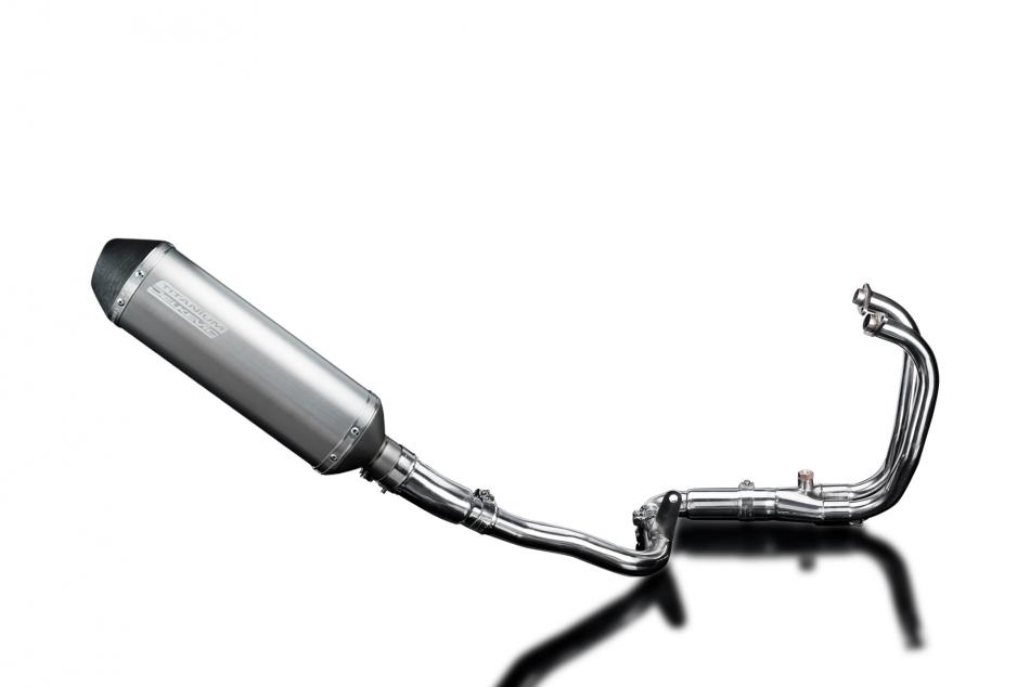 Kawasaki Versys-X 300 17-23 Echappement 2-1 Silencieux 343mm X-Ovale Titane
