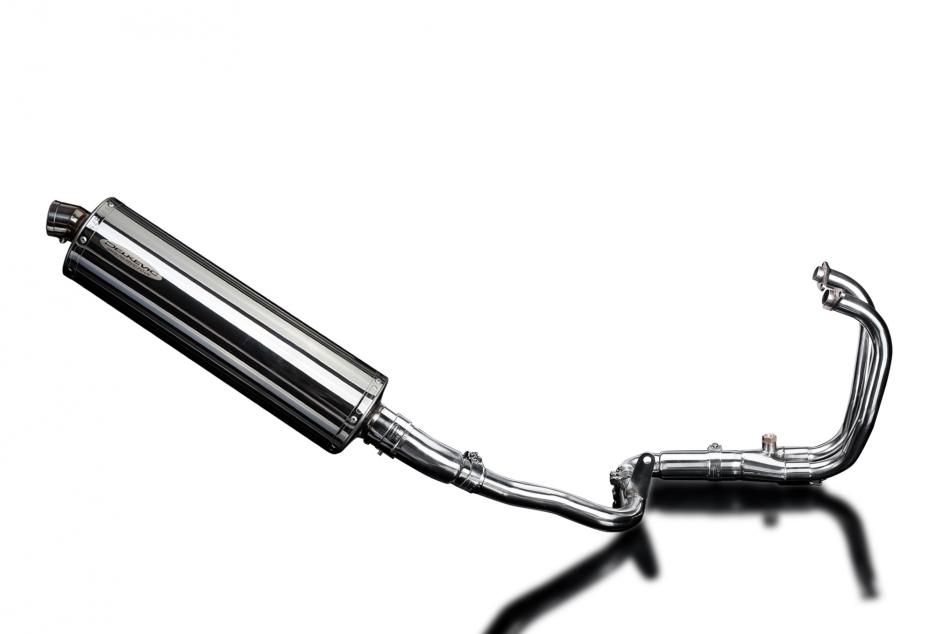 KAWASAKI VERSYS 300X 2017-2023 Echappement 2-1 Complet Pot 450mm Ovale Inox