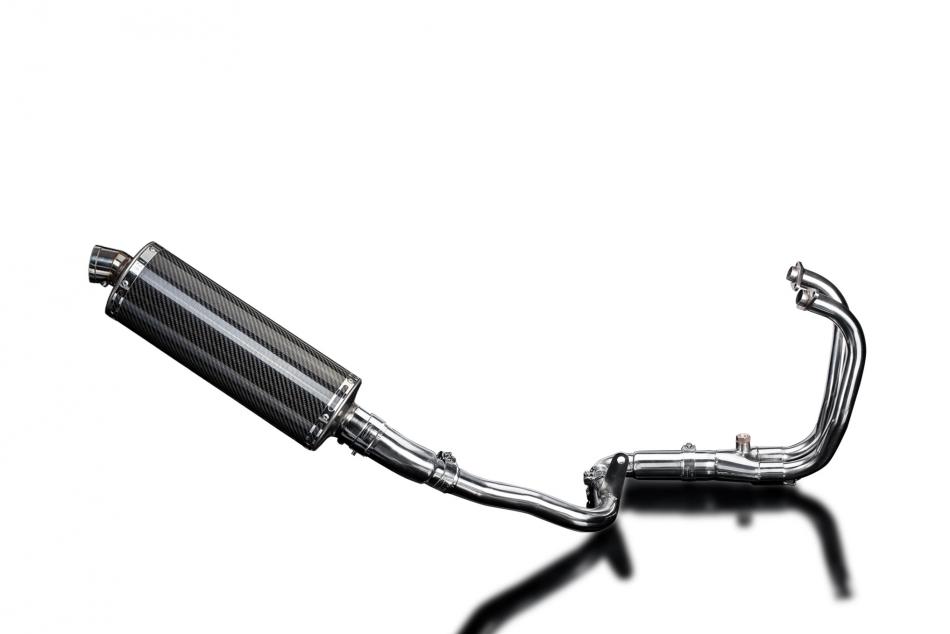KAWASAKI VERSYS 300X 2017-2023 Echappement 2-1 Complet Pot 350mm Ovale Carbone
