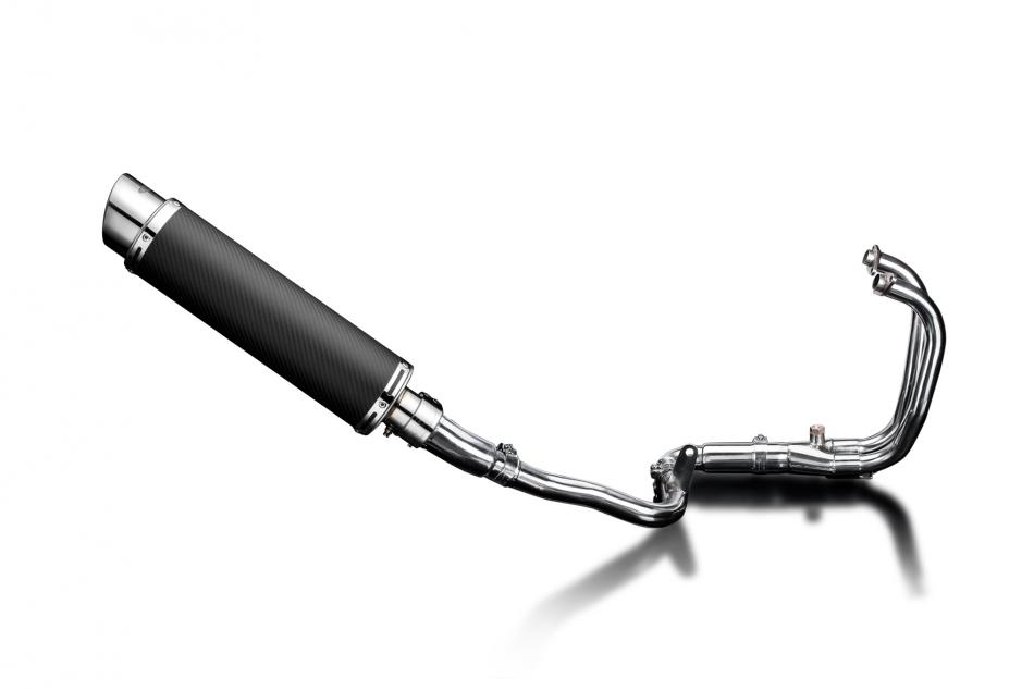 KAWASAKI VERSYS 300X 2017-2023 Echappement Complet 2-1 DECAT Pot350 Rond Carbone