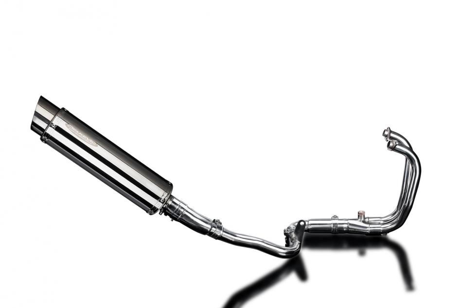 KAWASAKI VERSYS 300X 2017-2023 Echappement Complet 2-1 DECAT Pot 350mm Rond Inox