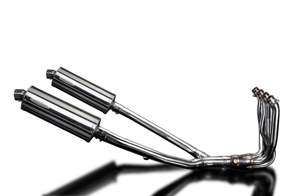 KAWASAKI ZZR1400 2012-2020 Echappement Complet 4-2 DECAT Pot 350mm Ovale Inox