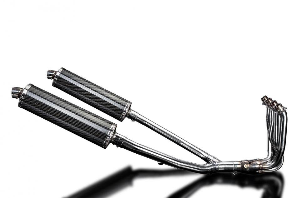 KAWASAKI ZZR1400 2012-2020 Echappement Complet 4-2 DECAT Pot 450mm Ovale Carbone