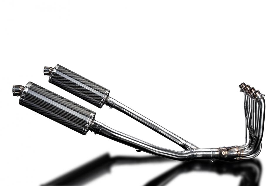 KAWASAKI ZZR1400 2012-2020 Echappement Complet 4-2 DECAT Pot 350mm Ovale Carbone