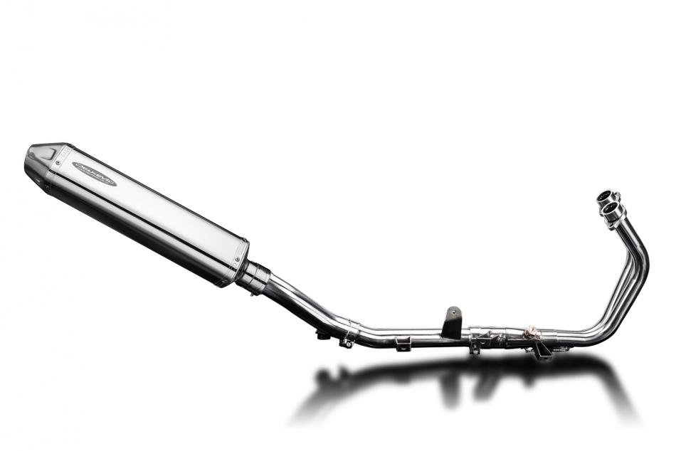 Honda CB500R CB500 F/X 13-18 Echappement 2-1 Silencieux 420mm Tri-Ovale Inox