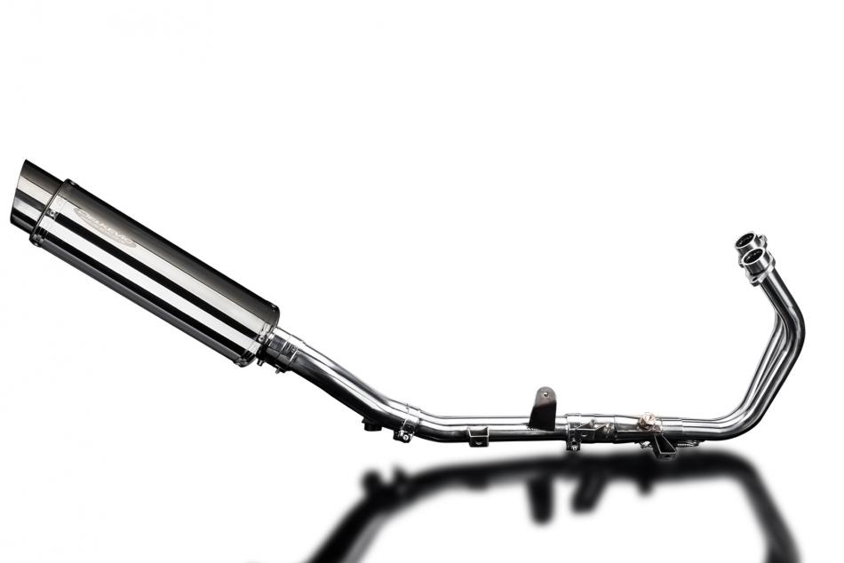 HONDA CBR500R CB500F CB500X 2013-2016 Echappement Complet 2-1 Pot350mm Rond Inox