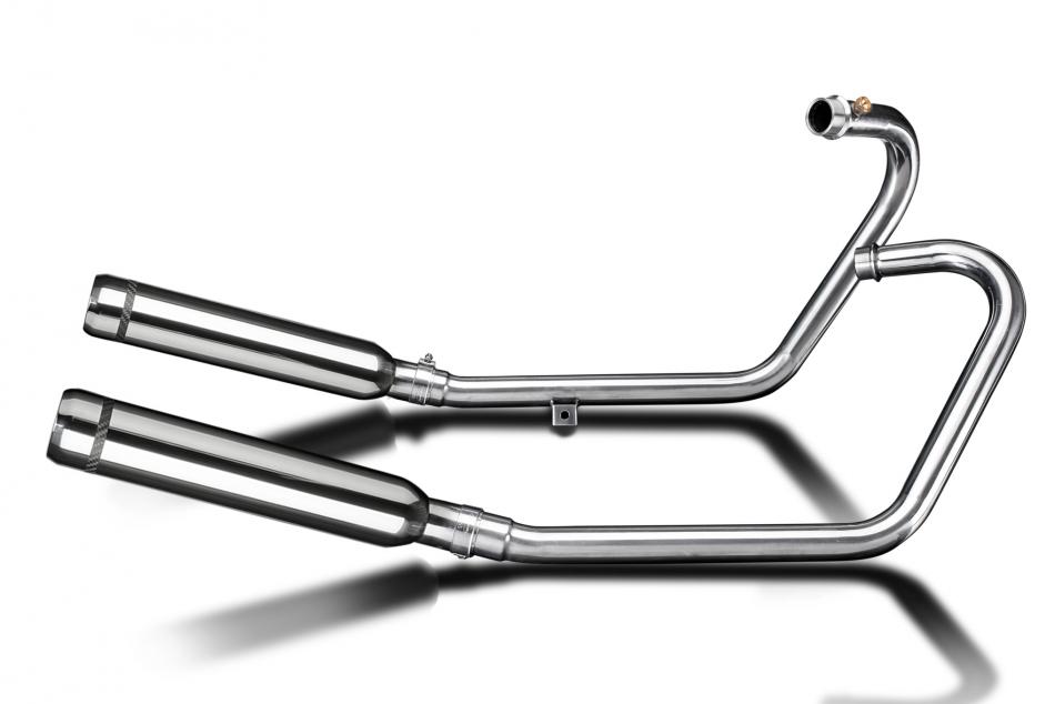 TRIUMPH BONNEVILLE BOBBER 2017 Echappement Complet 2-2 Custom 410 Pot Bullnose