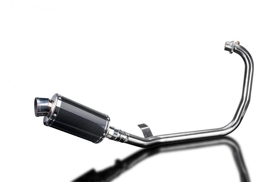 Royal Enfield Himalayan 410 2016-2024 Echappement Silencieux 225mm Ovale Carbone