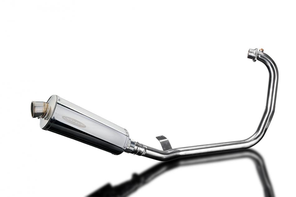 Royal Enfield Himalayan 410 2016-2024 Echappement Silencieux 350mm Ovale Inox