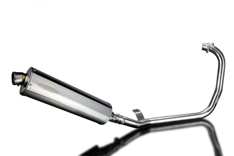 Royal Enfield Himalayan 410 2016-2024 Echappement Silencieux 450mm Ovale Inox