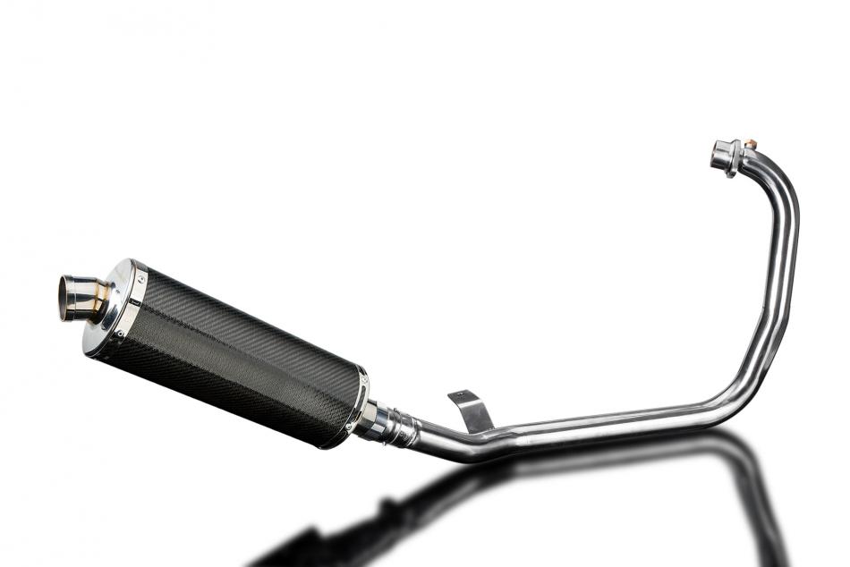 Royal Enfield Himalayan 410 2016-2024 Echappement Silencieux 350mm Ovale Carbone