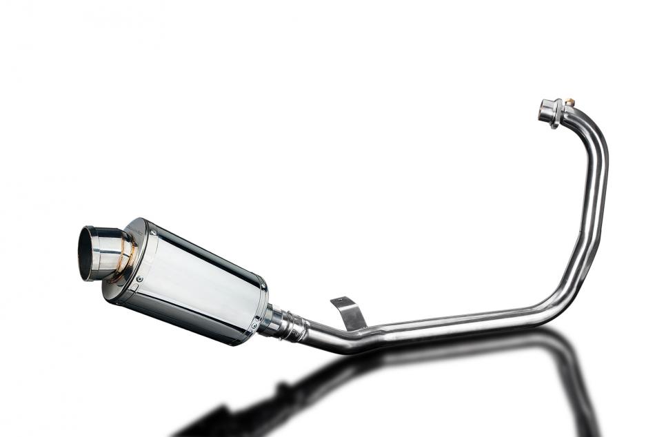 Royal Enfield Himalayan 410 2016-2024 Echappement Silencieux 225mm Ovale Inox