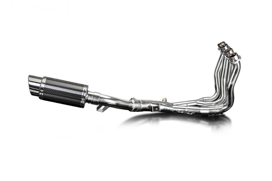 YAMAHA FZ1 FAZER FZ1S 2006-2015 Echappement 4-1 Complet 200mm Rond Carbone PISTE