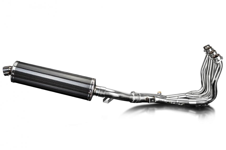 YAMAHA FZ1 FAZER FZ1S 06-15 Echappement 4-1 Complet 450mm Carbone Ovale Silencie