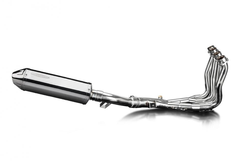 YAMAHA FZ1 FAZER FZ1S 2006-2015 Echappement Complet 4-1 Pot 320mm Tri-Ovale Inox