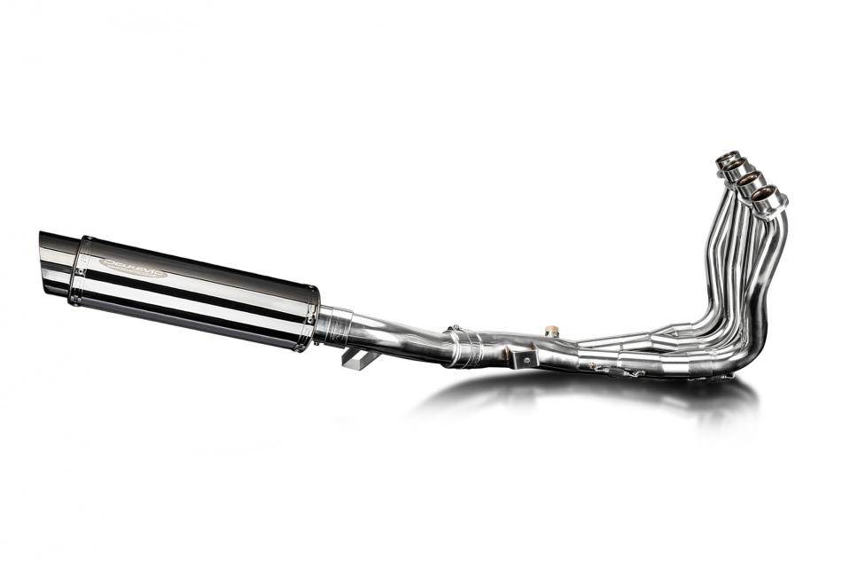 YAMAHA FZ1 FAZER FZ1S 06-15 Echappement 4-1 Complet 350mm Inox Rond Silencieux