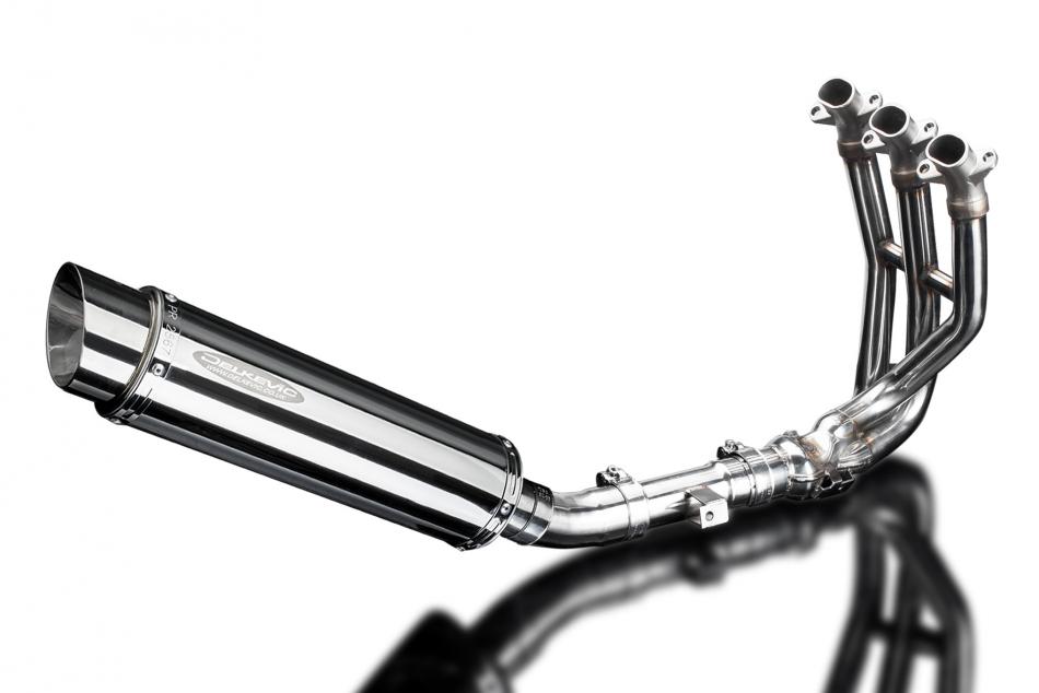 TRIUMPH STREET TRIPLE 675 2013-2016 Echappement Complet 3-1 Pot 350mm Rond Inox