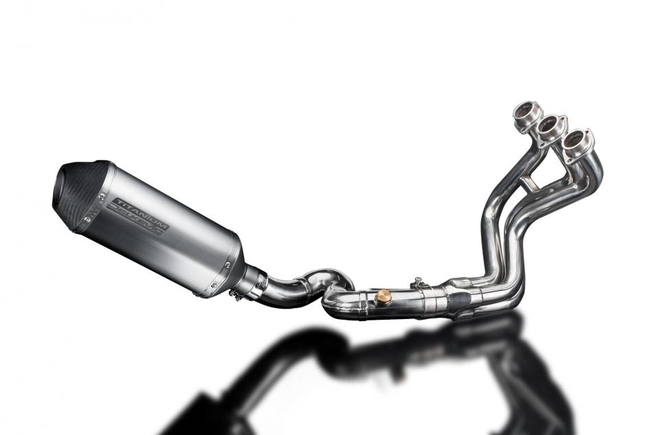 YAMAHA TRACER 900 2015-2020 Echappement Complet 3-1 DECAT Pot 260 X-Ovale Titane